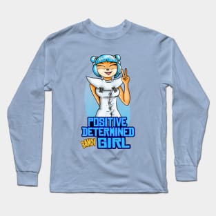 Megumi Positive Determined Bandigirl Long Sleeve T-Shirt